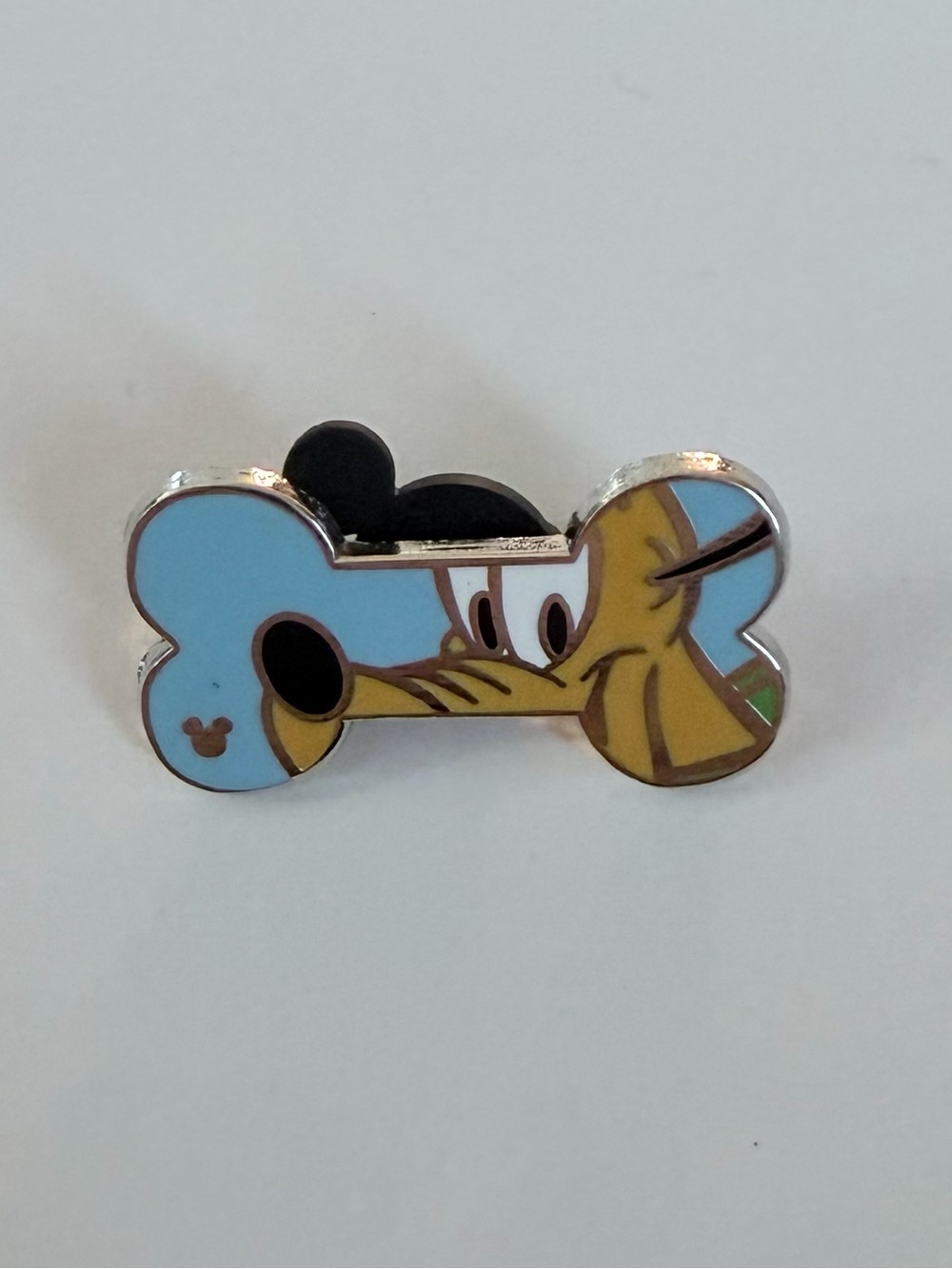 Disney Hidden Mickey Pluto Dog Bone Pin